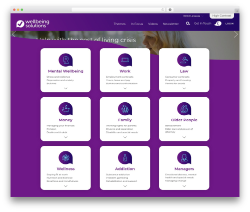 WordPress theme WSM-EAO Theme - wellbeingassistance.org.uk