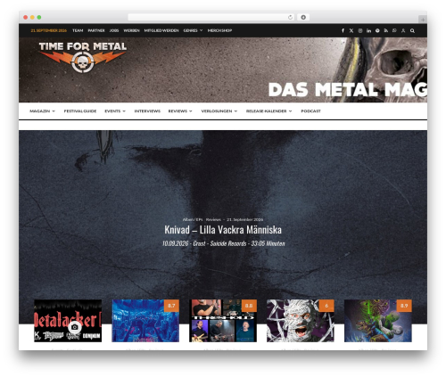 Elfsight team showcase cc WordPress plugin - time-for-metal.eu