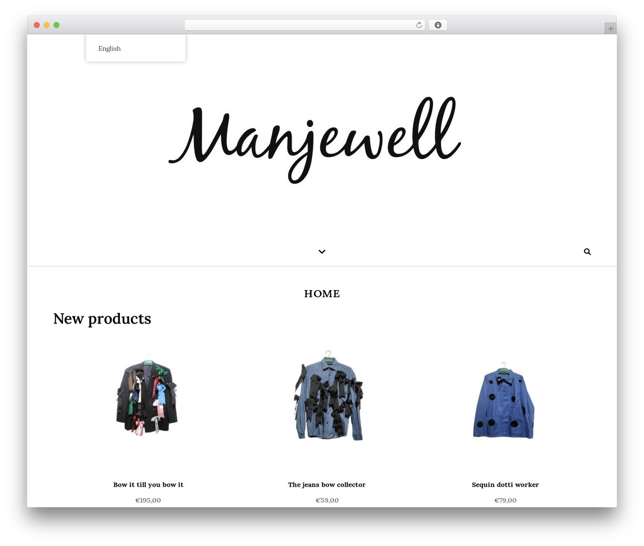 Bard theme WordPress - manjewell.nl