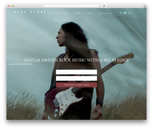 Beaver Builder Theme WordPress theme - alexblakeguitar.com