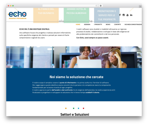 custom theme WordPress - echosrl.com