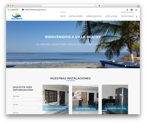 Expedition theme WordPress - villabeatry.com
