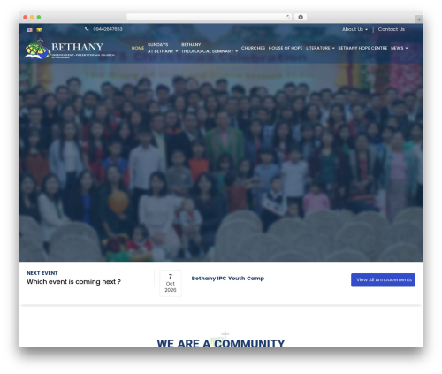 Netscriperwp WordPress theme - bethanyipcmm.org