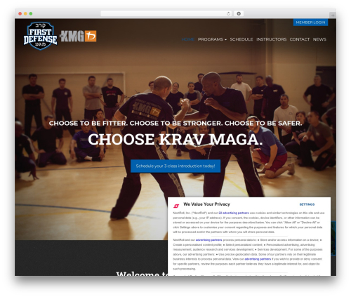 Pronto sidebar navigation WordPress plugin - firstdefensekravmaga.com