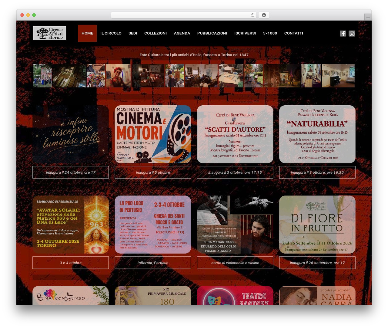 Theme WordPress Customify - circoloartistitorino.it