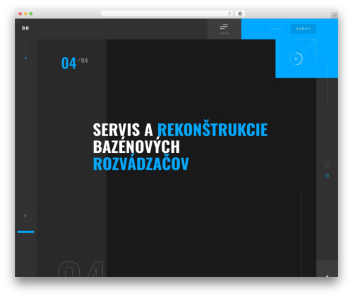 Theme WordPress Zonar - bazenoverozvadzace.sk