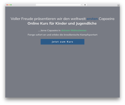 Thrive Theme Builder WordPress theme - onlinecapoeira.com