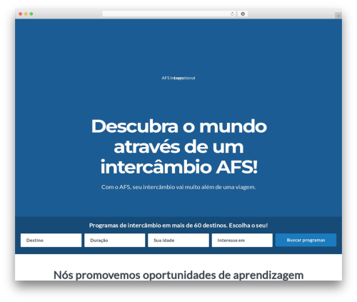 WordPress theme AFS Core Theme - afs.org.br