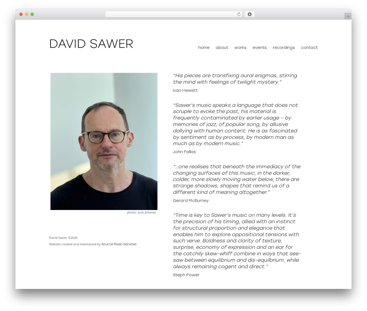 WordPress theme Divi - davidsawer.com