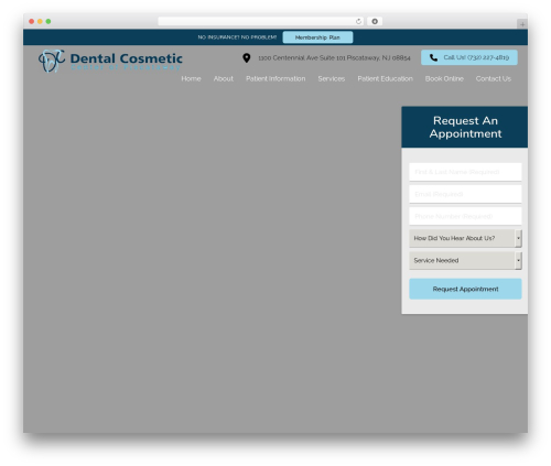 WordPress theme DoctorGenius Framework - piscatawaydental.com