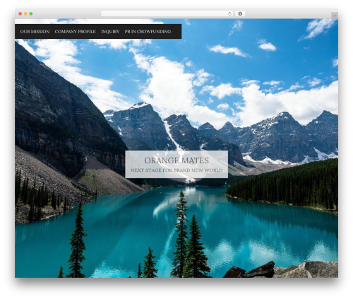 WordPress theme Fell - orangemates.net