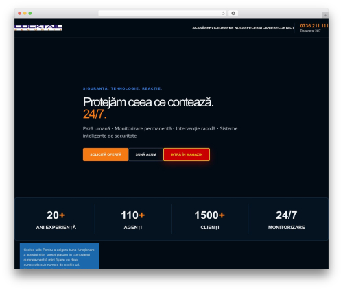 Advisor WordPress theme - cocktailsecurity.ro