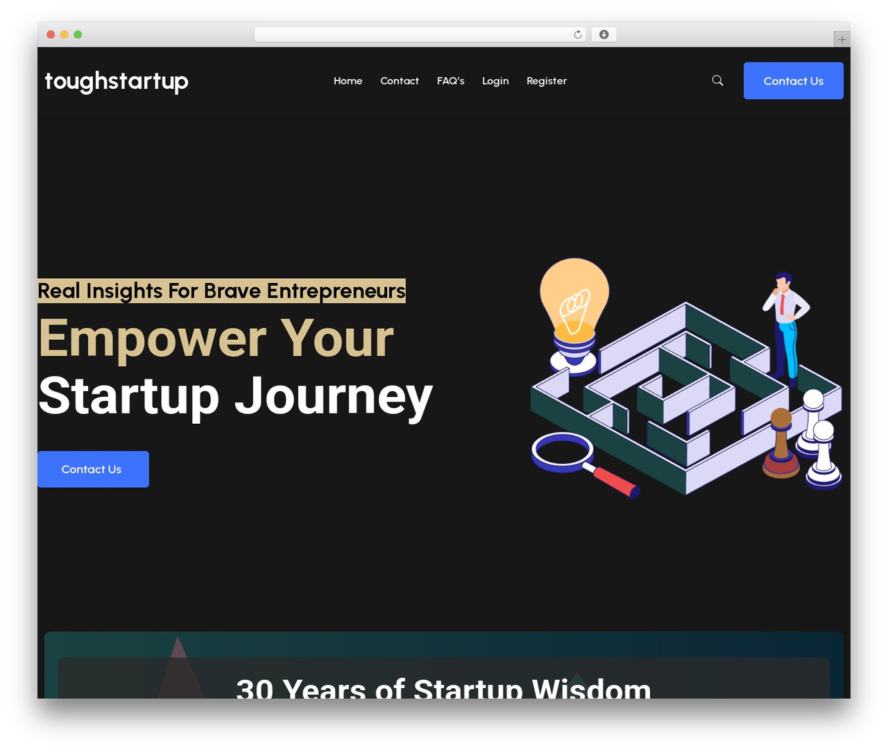 Byte WordPress theme - toughstartup.com Byte WordPress theme - toughstartup.com