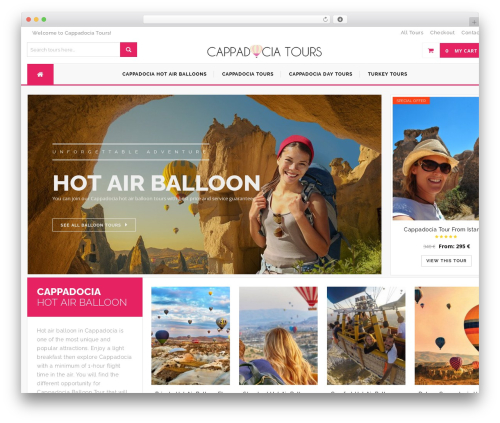 Creta WordPress theme - cappadocia-tours.org