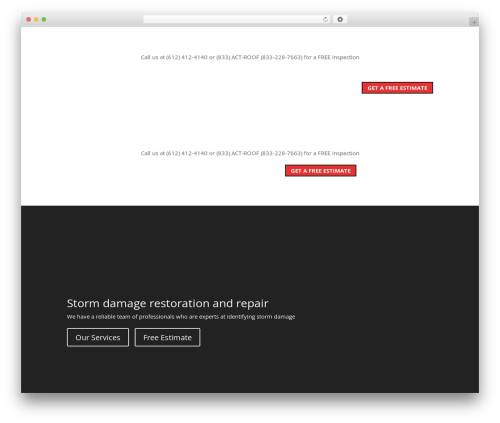 Divi theme WordPress - actroof.com