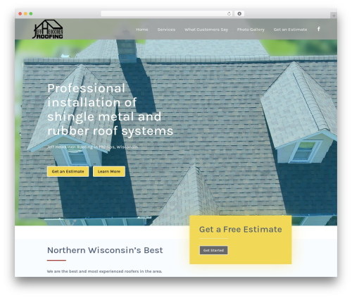 Divi WordPress theme - jeffheikkinenroofing.com