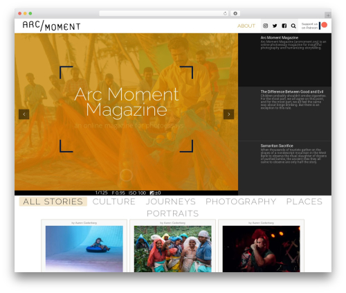 HyperX wallpapers WordPress theme - arcmoment.org