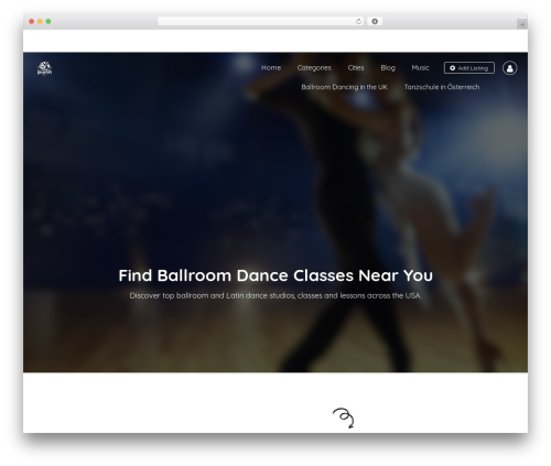 Listingpro WordPress theme - ballroomdances.org
