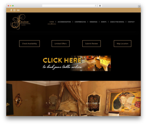 Elementor theme core WordPress plugin - fusionboutiquehotel.co.za