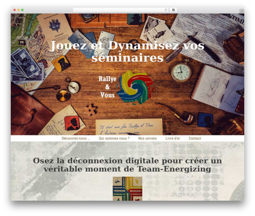 Quator WordPress theme - rallyeetvous.fr