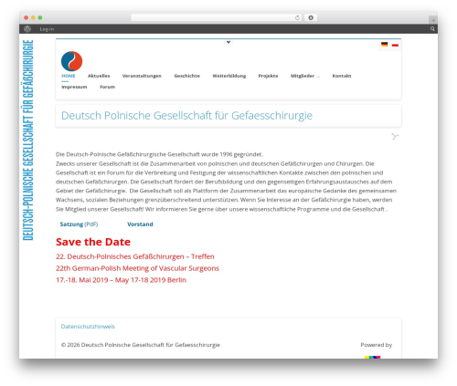 Tersus theme WordPress - deutsch-polnische-gefaesschirurgen.de