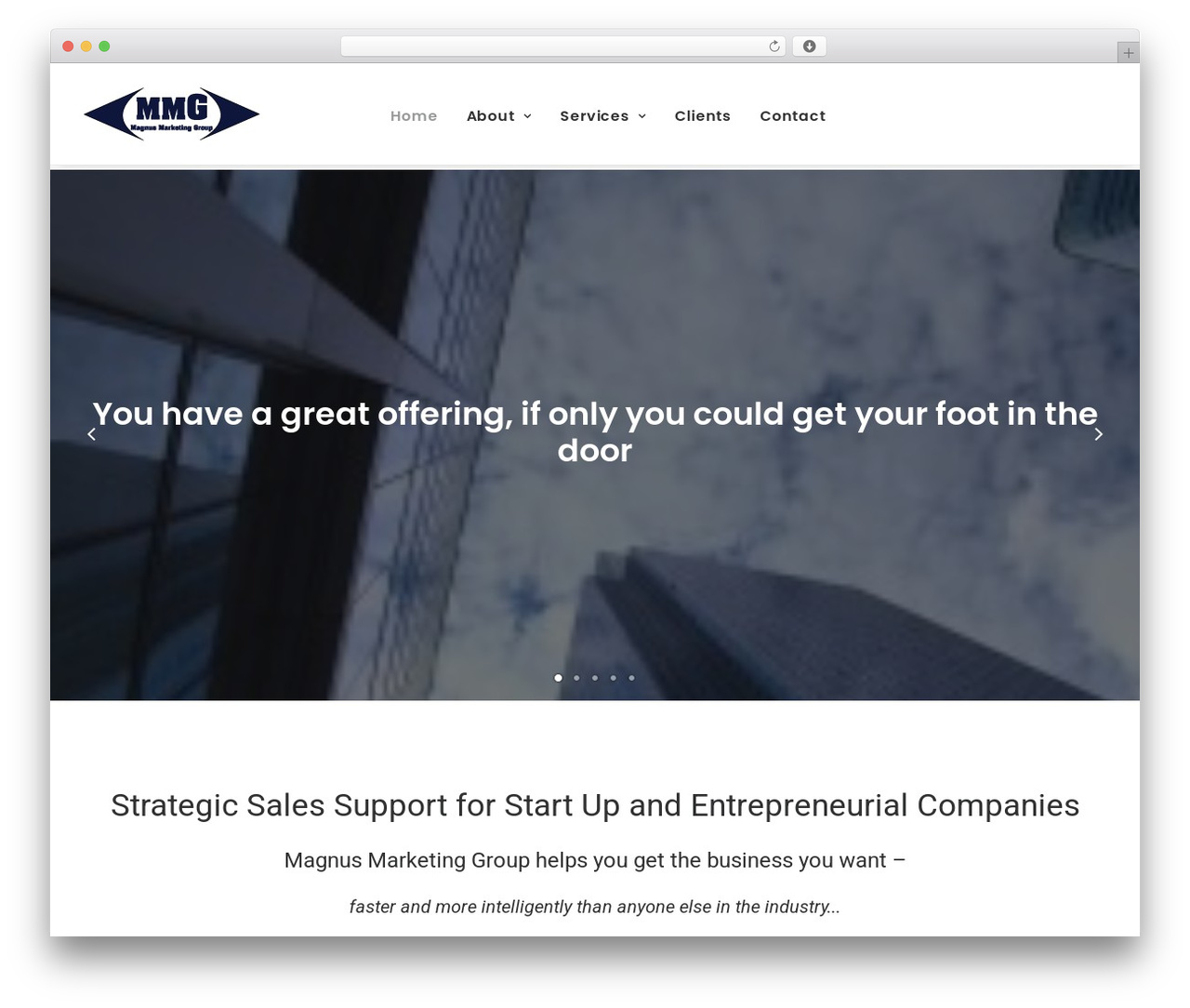 Uncode WordPress theme - magnusmg.com