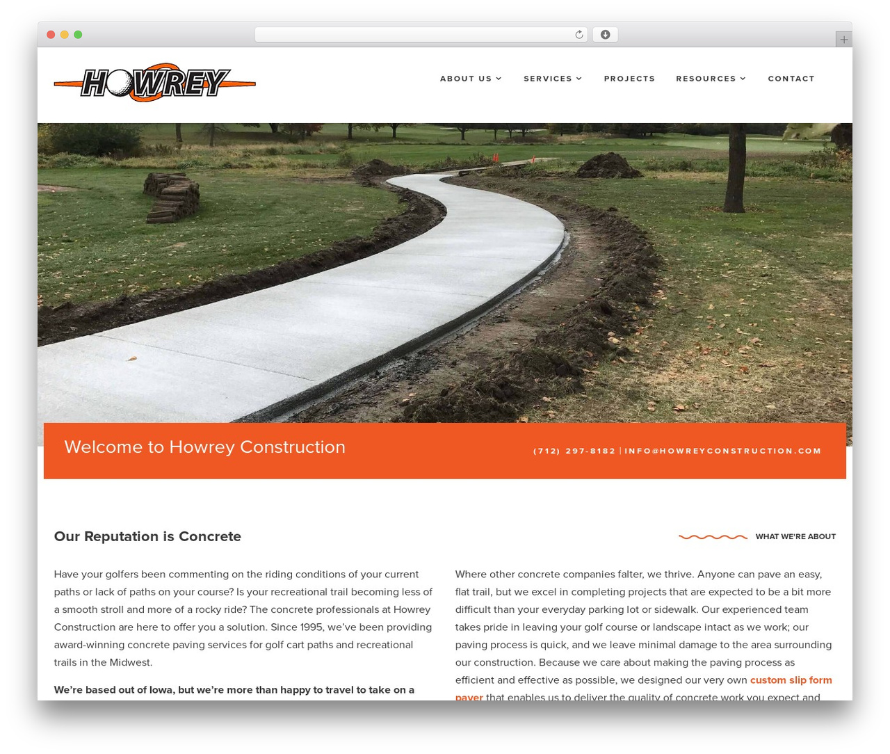 WordPress Elixir best WordPress theme - howreyconstruction.com