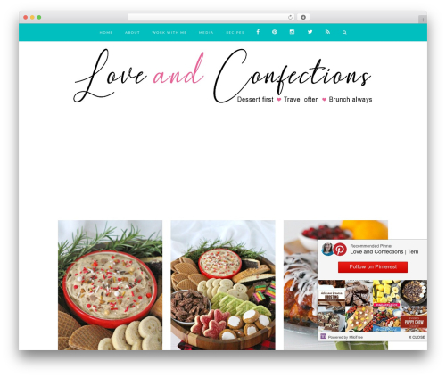 WordPress theme Brunch Pro Theme - loveandconfections.com