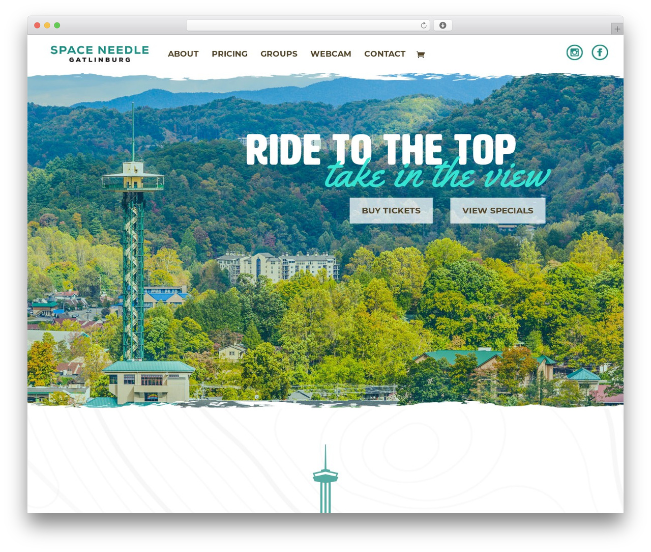 WordPress theme Divi - gatlinburgspaceneedle.com