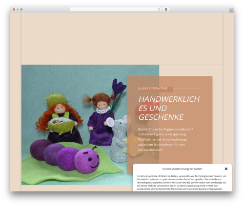 WordPress theme Divi - ellens-puppenstube.de