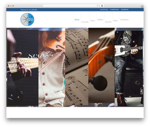 WordPress theme Solfeggio - civicameridiana.com