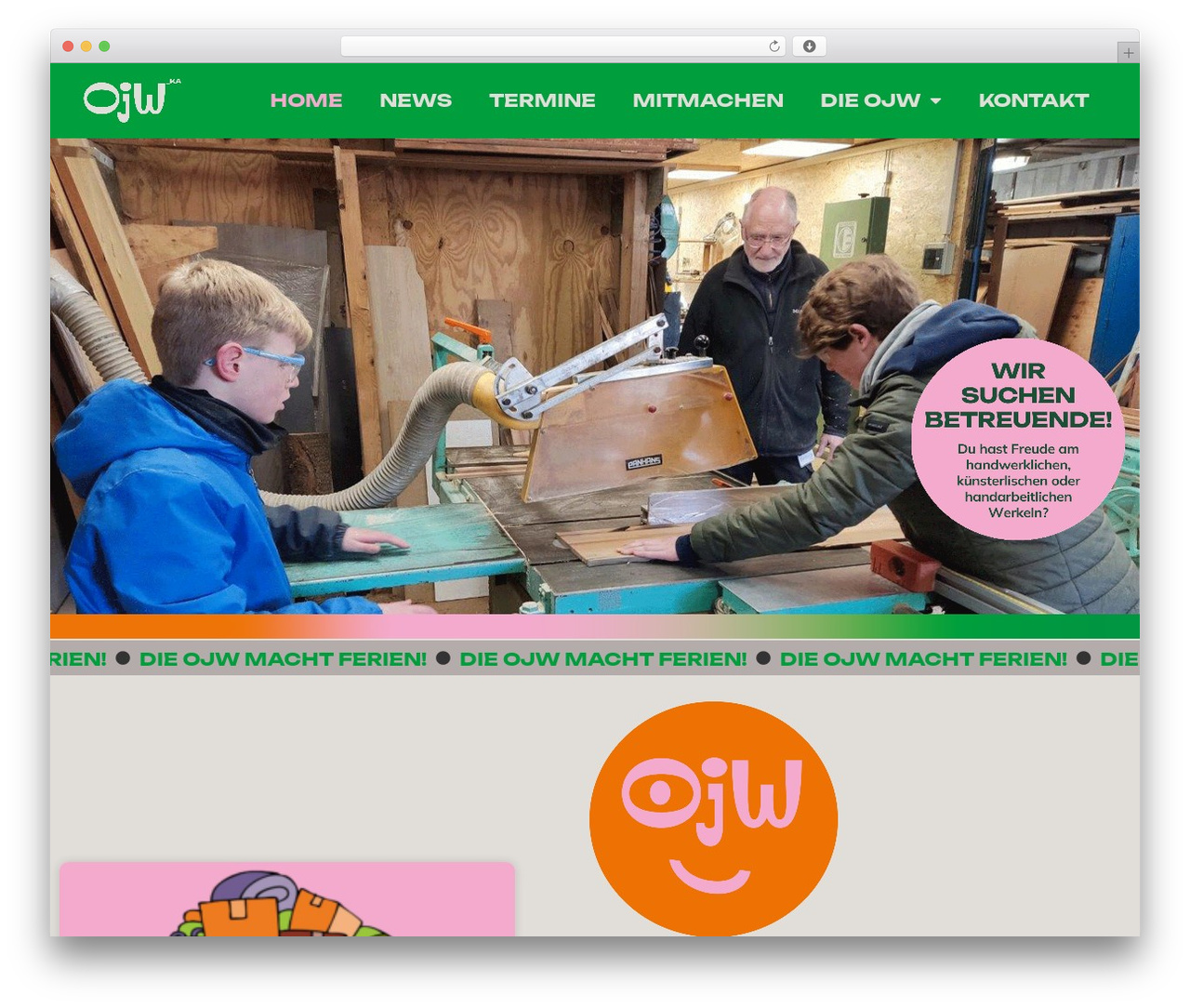 WordPress website theme Hello Elementor - ojw-ka.de