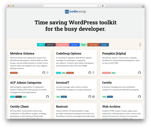 WP theme Codesoup - www.codesoup.co