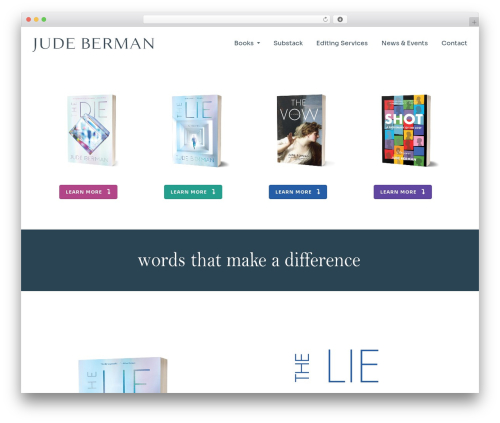 Alt Creative Theme based on PicoStrap5 WordPress theme - judeberman.com