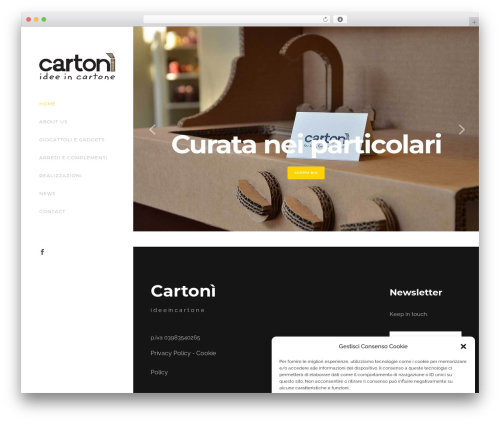 Capri WordPress theme - ideeincartone.it