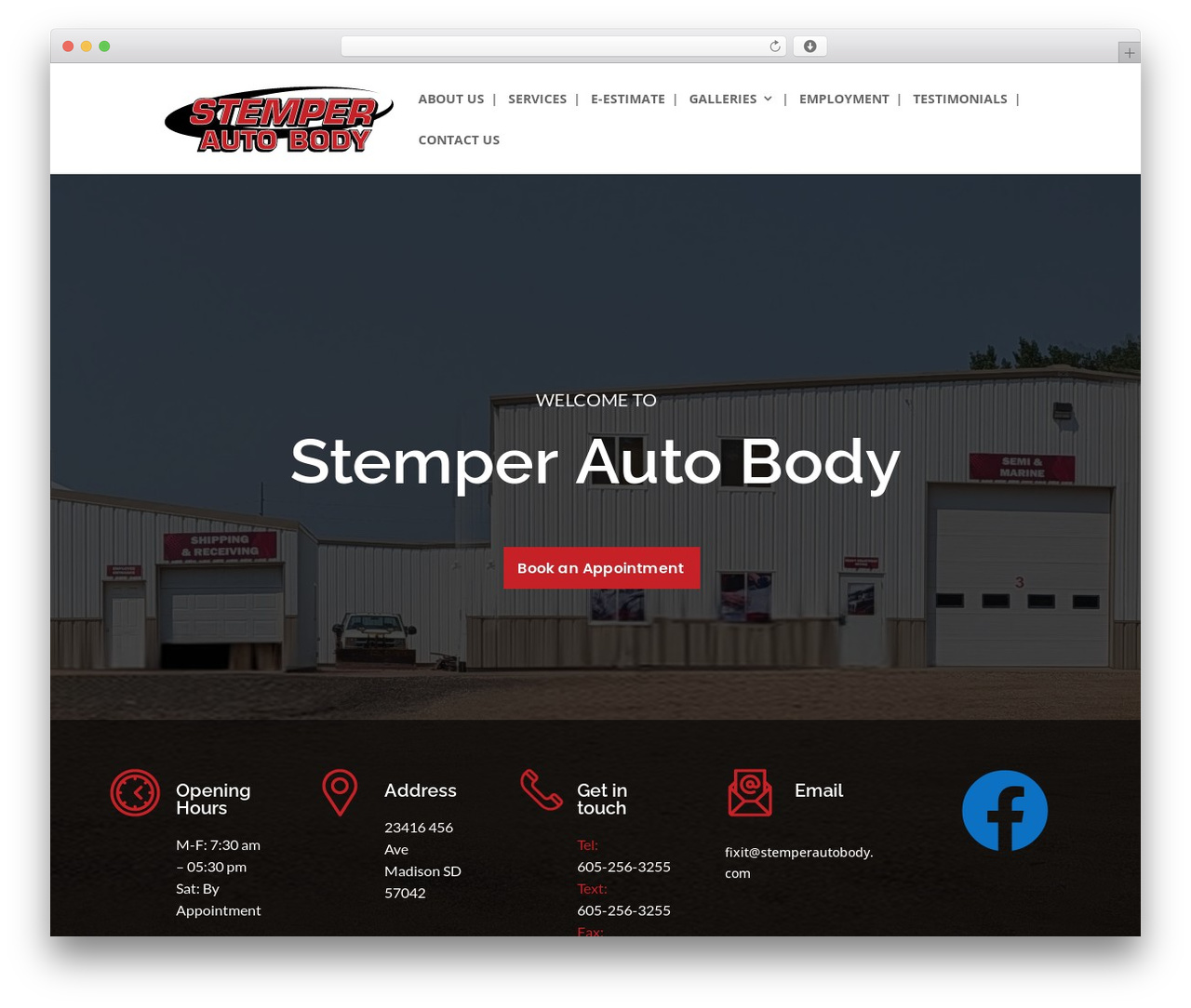 Divi WordPress theme - stemperautobody.com