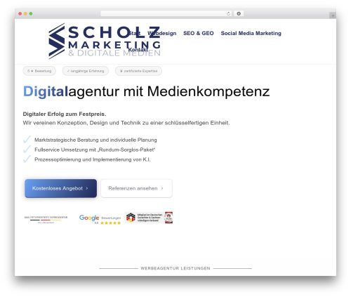 Funnelforms free WordPress plugin - scholz-marketing.de