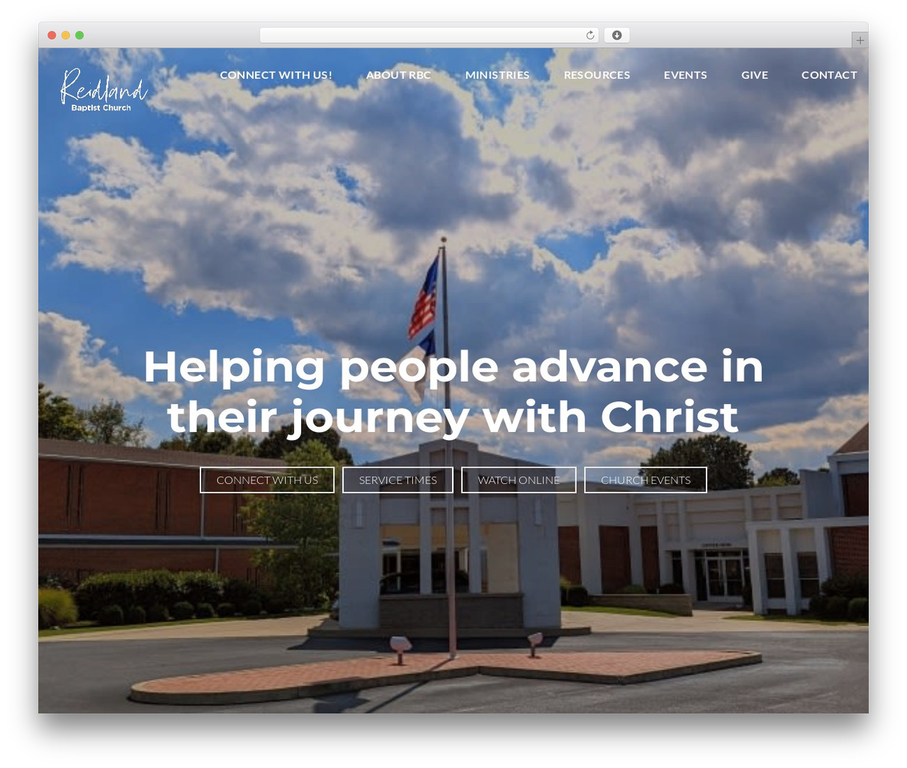 Emphasis theme WordPress - reidlandbaptist.com