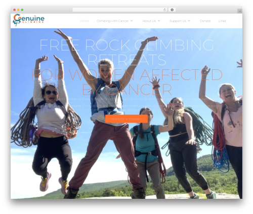 Romethemeform WordPress plugin - genuineclimbing.org