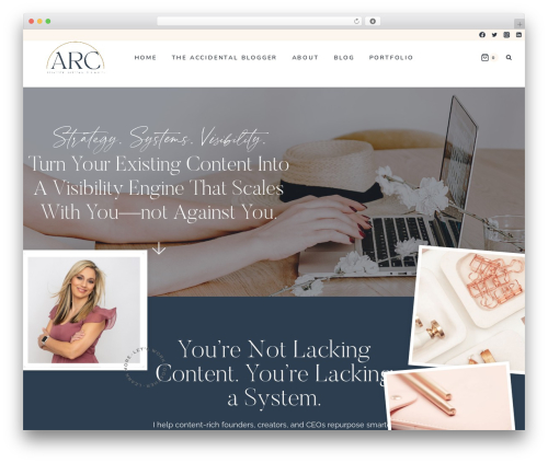 Hello Iris Theme WordPress blog theme - andyrobsonconsolidated.com
