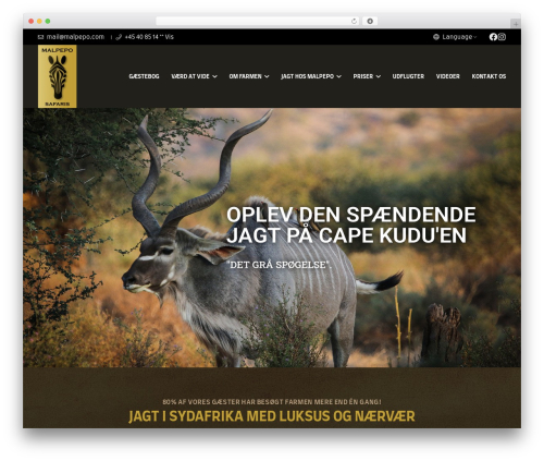 Huntar WordPress shop theme - malpepo.com