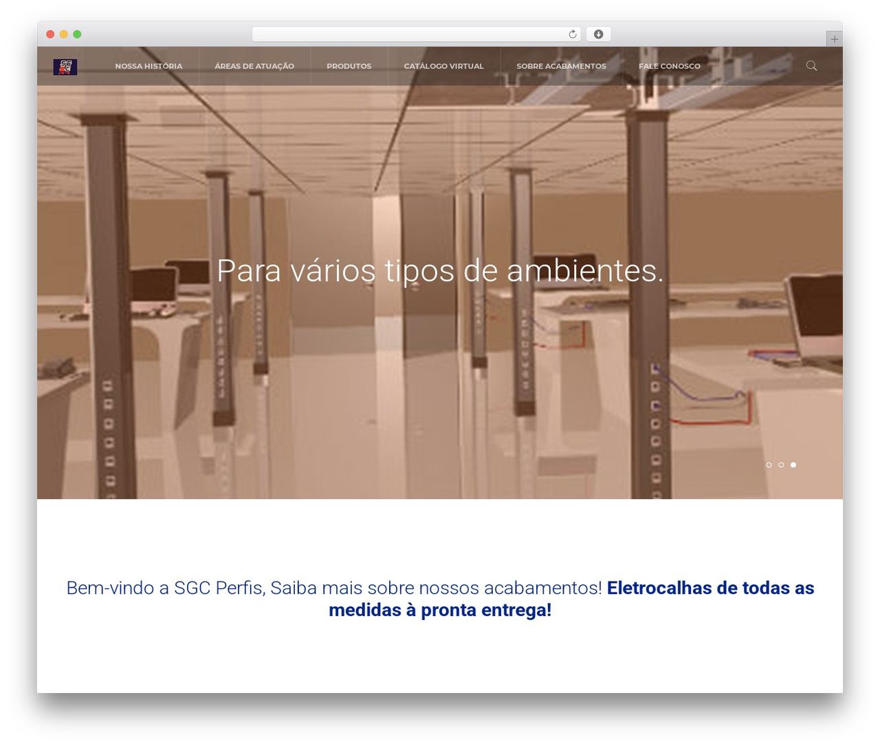 Machine WP theme WordPress - sgcperfis.com.br
