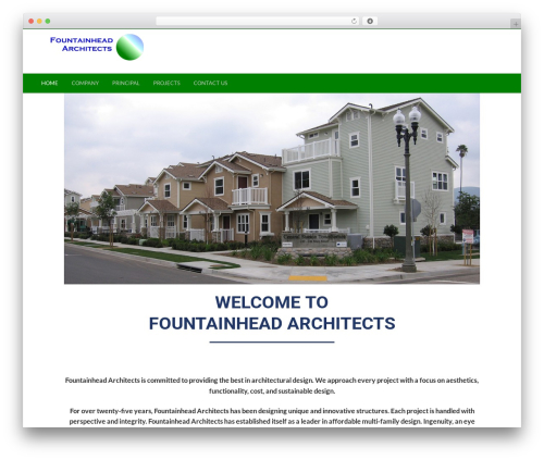 Pharmacy WordPress theme - fountarch.com