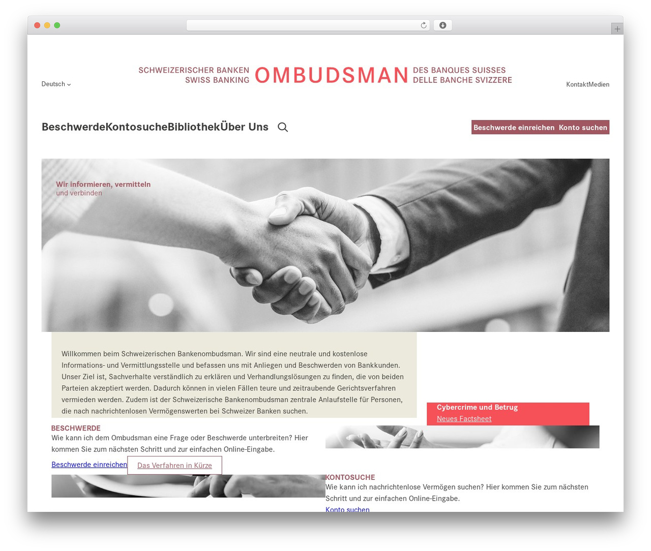 SBO Theme WordPress theme - bankingombudsman.ch