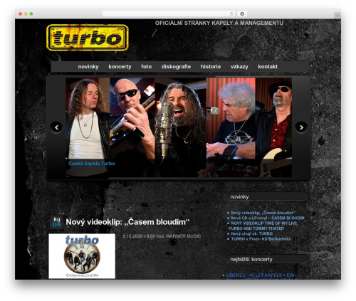 Setlist theme WordPress - turbo-rock.cz