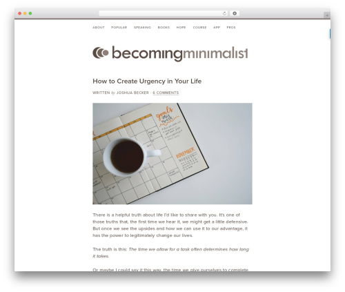 Encouraging Simplicity. Weekend Reads. - Becoming Minimalist