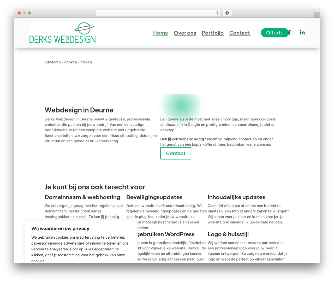 WordPress theme Divi - derkswebdesign.nl
