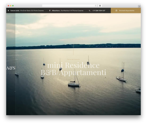 WordPress theme Reda - miniresidenceportocesareo.it