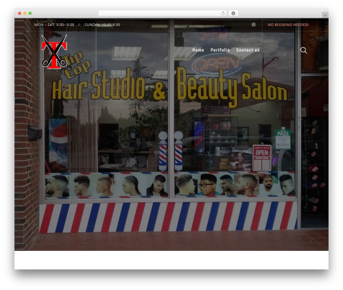 Salion core WordPress plugin - tiptopbarberandbeautysalon.com