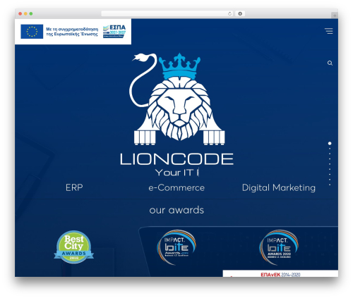 WP theme Lioncode Theme - lioncodeit.com